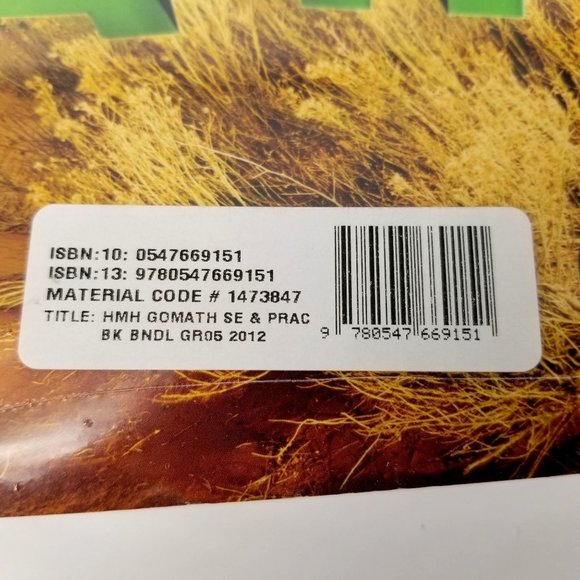 Go Math Grade 5 Common Core Text and Practice Book Bundle Mathematics Curriculum - Picture 5 of 7